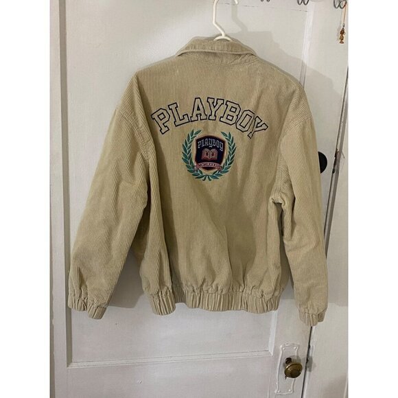 Playboy X Pacsun Collabs Men's Embroidered Varsity Full Zip Jacket - XS/S - Picture 4 of 13